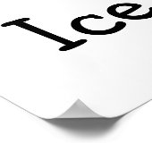 アイスが大好き ポスター (角)