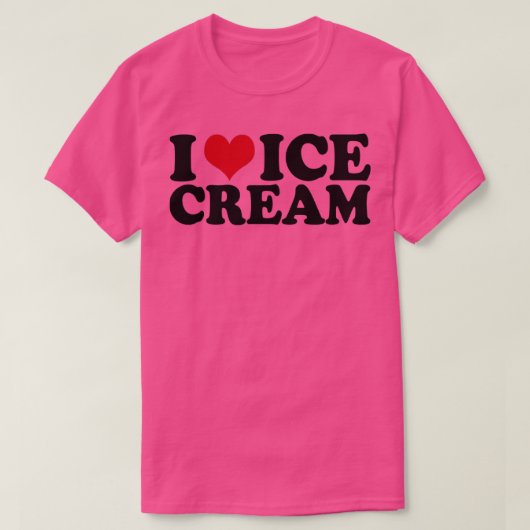アイスが大好き Tシャツ (デザイン正面)