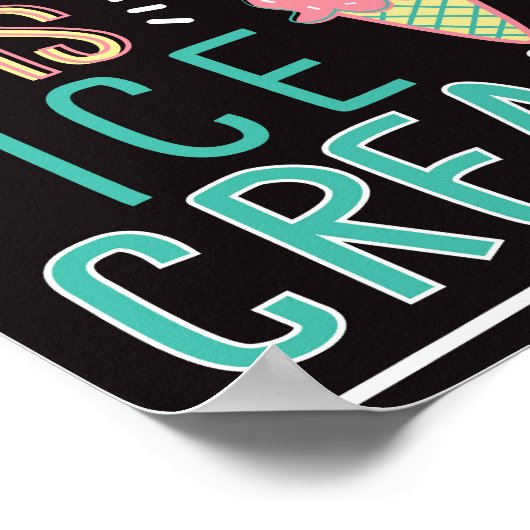 アイスだけ欲しい ポスター (角)