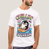 アイスでチリン Tシャツ (正面)