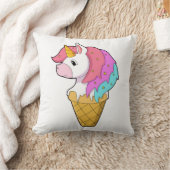 アイスで一角獣 クッション (ブランケット)