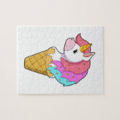 アイスで一角獣 ジグソーパズル (横)