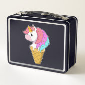 アイスで一角獣 メタルランチボックス (裏面)