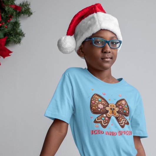 アイスとスパイスのジンジャーブレッドコケット弓 Tシャツ