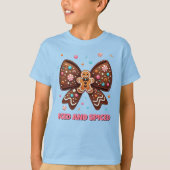 アイスとスパイスのジンジャーブレッドコケット弓 Tシャツ (正面)