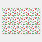 アイスのクリスマスクッキー ラッピングペーパーシート (正面2)