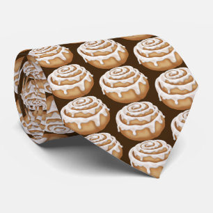 アイスのシナモンベーカリーのタイリング ネクタイ