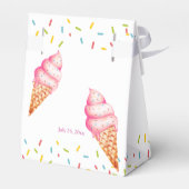 アイスのブライダルシャワー フェイバーボックス (裏面サイド)