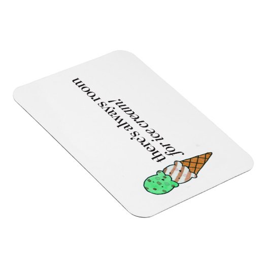 アイスの入る場所は常にある マグネット (右側)