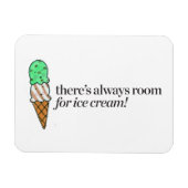 アイスの入る場所は常にある マグネット (横)