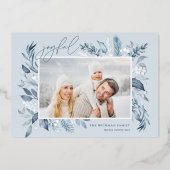 アイスの枝 |フォトエレガントシルバー 箔シーズンカード (正面)