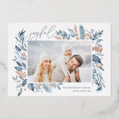 アイスの枝 |写真エレガントバラ金ゴールド 箔シーズンカード (正面)