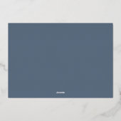 アイスの枝 |写真エレガントバラ金ゴールド 箔シーズンカード (裏面)