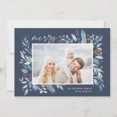 アイスの枝 |写真エレガント シーズンカード (正面)