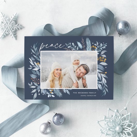 アイスの枝 |写真エレガント シーズンカード