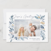 アイスの枝 |写真エレガント シーズンカード (正面)