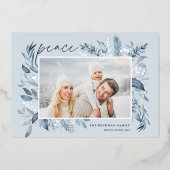 アイスの枝 |写真エレガント 箔シーズンカード (正面)