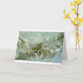 アイスの花、カード カード (黄色い花)