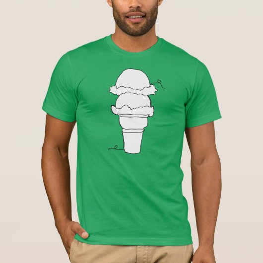 アイスの落書き Tシャツ (正面)