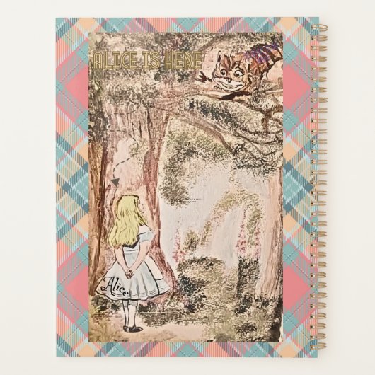 アイスはここにストライプいる&PLAID プランナー手帳 (裏面)