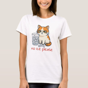 アイスは嫌だよ 面白い猫 vs アイス , 面白い猫, 私 tシャツ