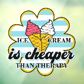 アイスは治療より安い ウィンドウサイン (シート3)