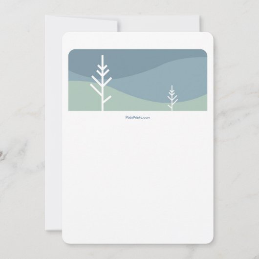 アイスへ行こう 招待状 (裏面)