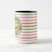 アイスもしクリームにソフトクリームを行くピクルボール ツートーンマグカップ (中央)