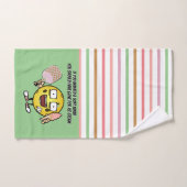 アイスもしクリームにソフトクリームを行くピクルボール ハンドタオル (ハンドタオル)