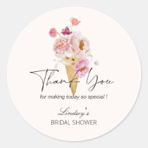 アイスをすくった ブライダルシャワーのお礼