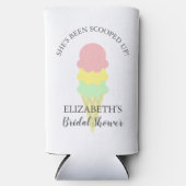 アイスをすくわれた ブライダルシャワー スリム缶クーラー (正面)