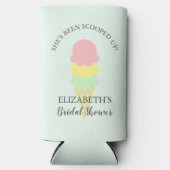 アイスをすくわれた ブライダルシャワー スリム缶クーラー (正面)