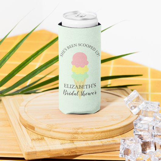 アイスをすくわれた ブライダルシャワー スリム缶クーラー