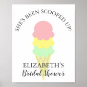アイスをすくわれた ブライダルシャワー ポスター (正面)