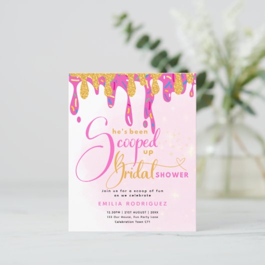 アイスをスクープされたブライダルシャワー (スタンド正面)