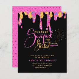 アイスをスクープされたブライダルシャワー