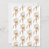 アイスをスクープされたブライダルシャワー 招待状 (裏面)