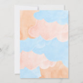 アイスをスクープされたブライダルシャワー 招待状 (裏面)