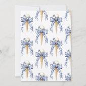 アイスをスクープされたブライダルシャワー 招待状 (裏面)