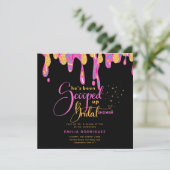 アイスをスクープされたブライダルシャワー 招待状 (スタンド正面)