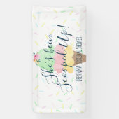 アイスをスクープされたブライダルシャワー 横断幕 (縦)