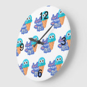 アイスを溶かさないでくれ ラージ壁時計 (傾斜)