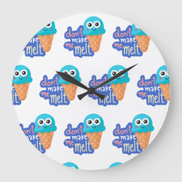 アイスを溶かさないでくれ ラージ壁時計