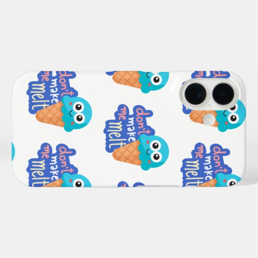 アイスを溶かさないでくれ Case-Mate iPhoneケース (裏面 (横))
