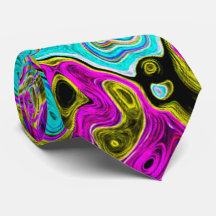アイスアクアブルーのグルービーな抽象レトロリキッドスワール