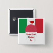アイスイタリアンが大好き – ベンダーボタン 缶バッジ (正面&裏面)