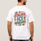 🍦アイスイタリアンインプレサリオTシャツコレクション🍦 Tシャツ (裏面)