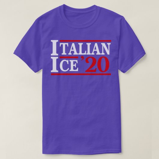 アイスイタリアン2020 Italia Food Italy Italiano Tシャツ (デザイン正面)