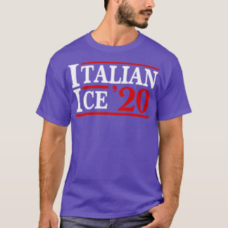 アイスイタリアン2020 Italia Food Italy Italiano Tシャツ