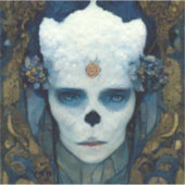 アイスウィッチファンタジーSFアート シール (正面)